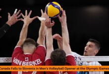 Canada Falls to Slovenia in Men’s Volleyball Opener at the Olympic Games