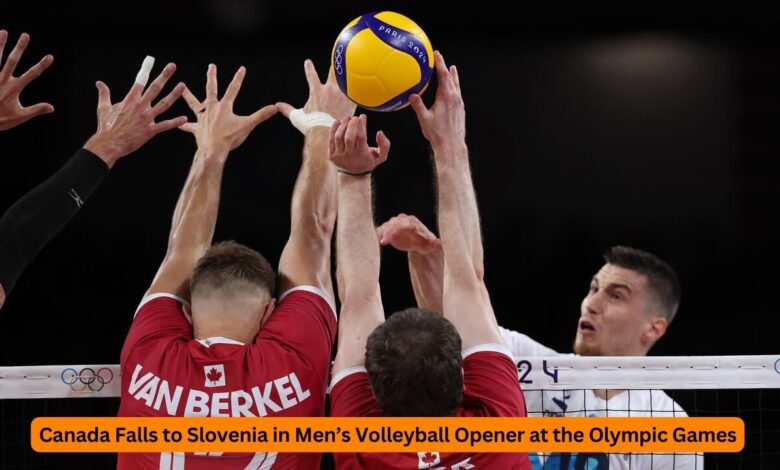 Canada Falls to Slovenia in Men’s Volleyball Opener at the Olympic Games