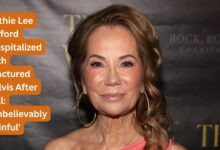 Kathie Lee Gifford Hospitalized with Fractured Pelvis After Fall: 'Unbelievably Painful'