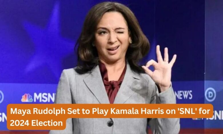 Maya Rudolph Set to Play Kamala Harris on 'SNL' for 2024 Election