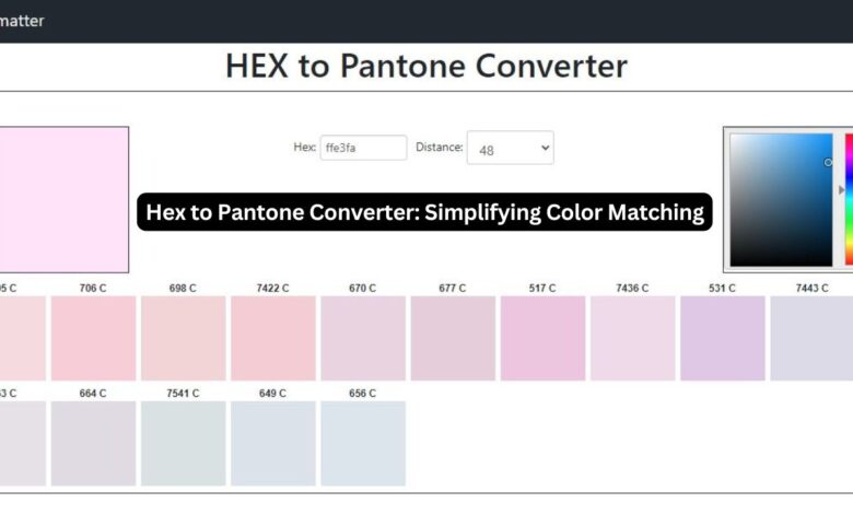 Hex to Pantone Converter: Simplifying Color Matching