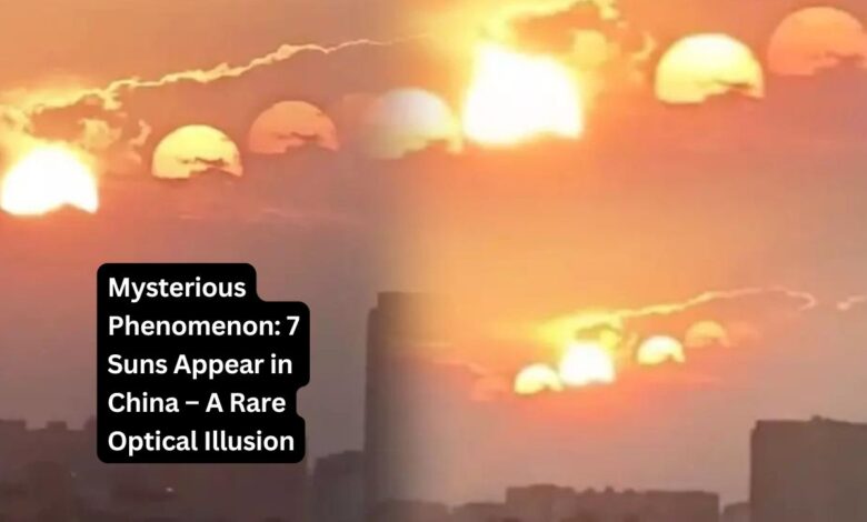 Mysterious Phenomenon: 7 Suns Appear in China – A Rare Optical Illusion