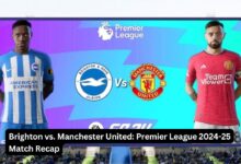 Brighton vs. Manchester United: Premier League 2024-25 Match Recap