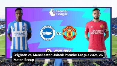 Brighton vs. Manchester United: Premier League 2024-25 Match Recap