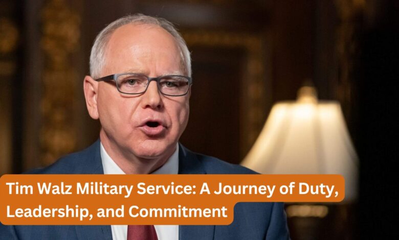 Tim Walz Military Service: A Journey of Duty, Leadership, and Commitment